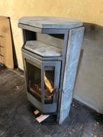 Prachtige Speksteen  Houtkachel Justus 8 kw ., Ophalen, Houtkachel, Zo goed als nieuw, Vrijstaand