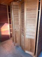 Te koop schuif / louvre deuren, Doe-het-zelf en Verbouw, Deuren en Horren, Ophalen of Verzenden, Zo goed als nieuw, Binnendeur