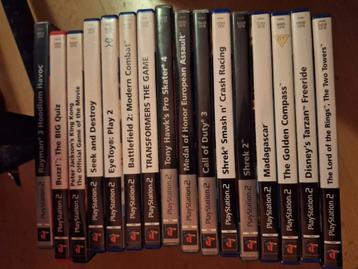 Verschillende Playstation 2 spellen beschikbaar voor biedingen