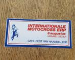 Sticker Intern. motorcross ERP 8 aug. Cafe Haandel, Ophalen of Verzenden, Zo goed als nieuw