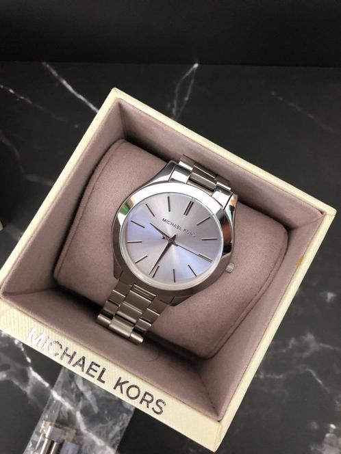 Zilveren horloge Michael Kors - uitstekende staat, Sieraden, Tassen en Uiterlijk, Horloges | Dames, Zo goed als nieuw, Polshorloge