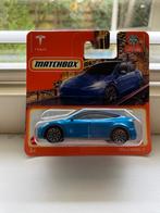 Matchbox Tesla model Y blauw, Ophalen of Verzenden, Nieuw, Auto