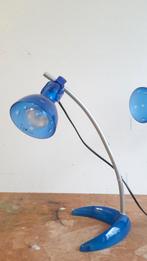 3x Ikea bureaulamp Mörker, transparant blauw, Ophalen, Kunststof, Gebruikt, Ikea jaren 80