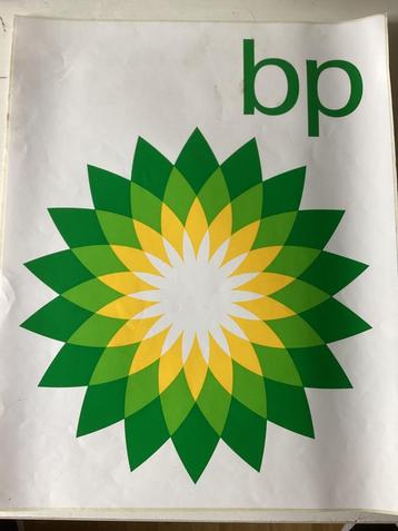 Grote sticker BP (tankstation) beschikbaar voor biedingen