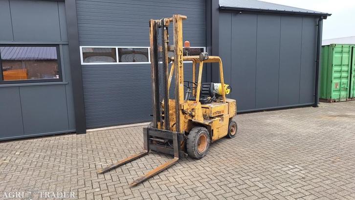 Heftruck Hyster H50 XL zijshift, Zakelijke goederen, Machines en Bouw | Heftrucks en Intern transport