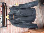 Lederen heren jas mt 60, Ophalen, Gedragen, Dekkers