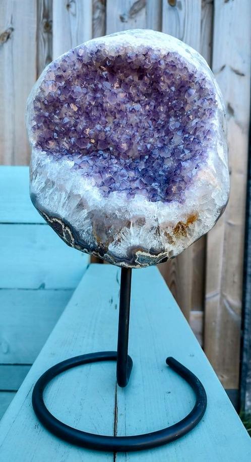 Amethist 5,15 kg, Verzamelen, Mineralen en Fossielen, Mineraal, Ophalen of Verzenden