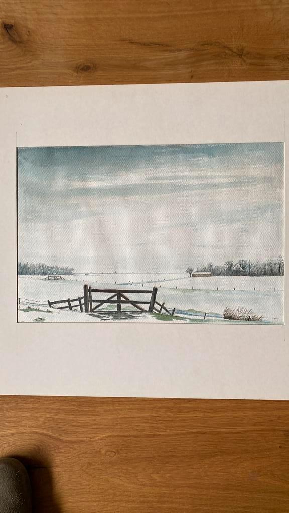 Schilderij Johan Groot, Antiek en Kunst, Kunst | Schilderijen | Klassiek, Ophalen