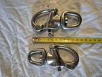 Wichard snapsluiting, snap shackle 2x, Ophalen of Verzenden, Zo goed als nieuw, Dekbeslag, Zeilboot