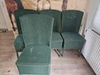 Lloyd loom stoel, Huis en Inrichting, Stoelen, Ophalen, Gebruikt, Overige kleuren, Vier