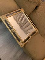 Gouden Rechthoekige Spiegel barok, Huis en Inrichting, Woonaccessoires | Spiegels, Ophalen of Verzenden, Zo goed als nieuw, Minder dan 100 cm