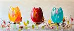 Gena Gennadyj- Tulpen- Handgeschilderd- Uniek, Antiek en Kunst, Ophalen of Verzenden
