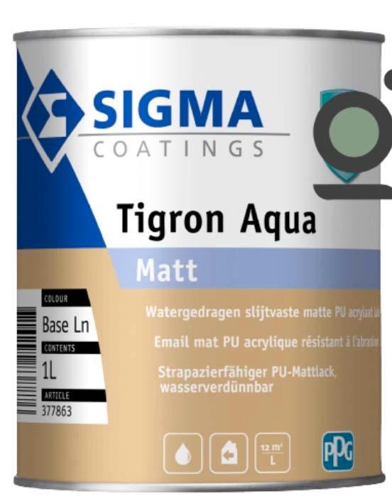 Sigma Tigron Aqua Matt - Witte Verf, Doe-het-zelf en Verbouw, Verf, Beits en Lak, Nieuw, Wit, Ophalen of Verzenden
