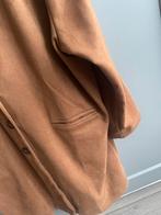 Cognac kleurige lange jas, maat 48, Kleding | Dames, Jassen | Winter, Ophalen of Verzenden, Zo goed als nieuw, Maat 46/48 (XL) of groter