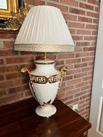 Schemerlamp wit goud Versace, Huis en Inrichting, Lampen | Tafellampen, Ophalen of Verzenden, Zo goed als nieuw, Minder dan 50 cm