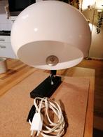 Vintage bolvormige wandlamp, Gebruikt, Vintage, Ophalen of Verzenden, Glas