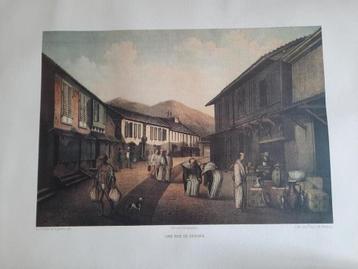 litho van straat in Desimo beschikbaar voor biedingen