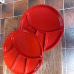 Fondue borden, retro - nieuw, 8 stuks, Huis en Inrichting, Keuken | Servies, Ophalen of Verzenden, Nieuw, Overige stijlen, Bord(en)