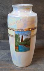 Aardewerk vaasje met afbeelding Oudegracht en Domtoren, Antiek en Kunst, Ophalen of Verzenden