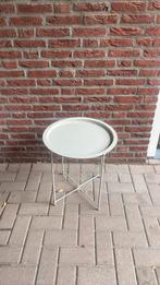 Bijzet tafeltje 40 cm rond, Huis en Inrichting, Tafels | Bijzettafels, Minder dan 45 cm, Minder dan 55 cm, Rond, Ophalen of Verzenden