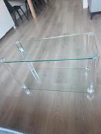 BOR design bijzettafel plexiglas vintage 90s, Ophalen, 50 tot 100 cm, Zo goed als nieuw, Minder dan 100 cm