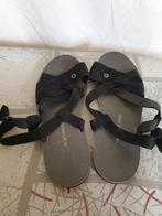 Stoere zwarte sandalen. Leer. Mt 37 Merk G-Star Raw, Sandalen of Muiltjes, Ophalen of Verzenden, Zo goed als nieuw, Zwart