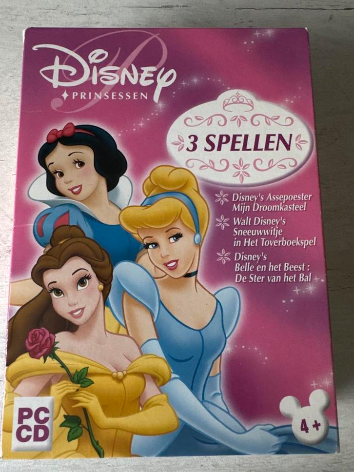 Disney Prinsessen 3 Spellen PC CD-ROM, Computers en Software, Besturingssoftware, Zo goed als nieuw, Windows, Ophalen of Verzenden