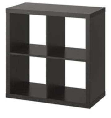 KALLAX kast (147x147), Boekenkast (80x28x202), Ladekast (3 l - afbeelding 5