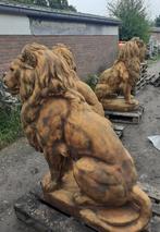Set grote leeuwen, Tuin en Terras, Tuinbeelden, Ophalen of Verzenden, Nieuw, Beton, Dierenbeeld