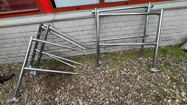 Metalen Balustrade / Hekwerk, Doe-het-zelf en Verbouw, Steigers, Gebruikt, Overige typen, Minder dan 2 meter, Ophalen
