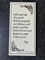 Vriendschap: Je hebt iemand nodig Tegel T.Hermans, Ophalen of Verzenden, Zo goed als nieuw