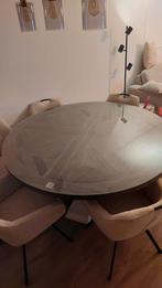 Nieuwe ronde glazen tafelblad- 160cm, Huis en Inrichting, Ophalen