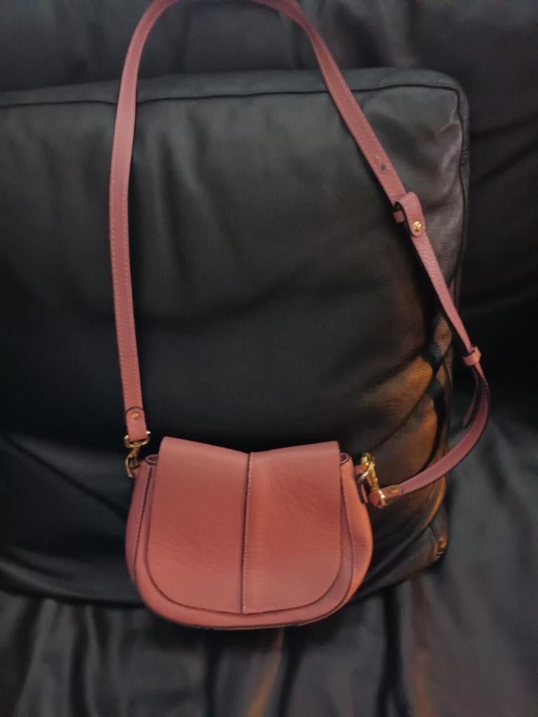 Gianni Chiarini Firenze Schoudertasje, Sieraden, Tassen en Uiterlijk, Tassen | Damestassen, Zo goed als nieuw, Schoudertasje, Roze