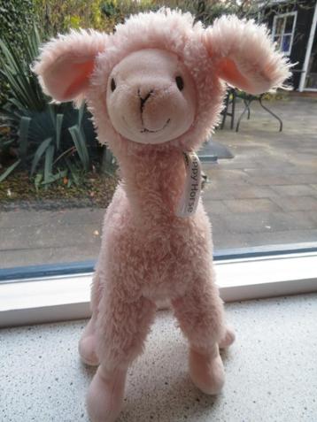 Lama Lush merk Happy Horse licht roze velours meet ca 36 cm beschikbaar voor biedingen