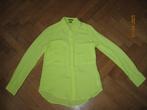 Theory citroengele blouse van 100% zijde maat S, Ophalen of Verzenden, Theory, Maat 36 (S), Gedragen