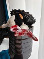 Folkmanis handpop Rat in blikje, Kinderen en Baby's, Speelgoed | Knuffels en Pluche, Ophalen of Verzenden, Zo goed als nieuw, Overige typen