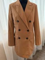 NA-KD Blazer Blous Jurk - Beige - Maat 36S) of kleiner, NA-KD, Beige, Nieuw, Ophalen of Verzenden