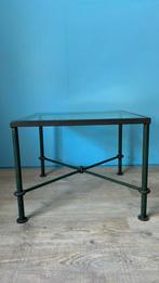 Salon- / bijzettafel zwaar ijzer, Huis en Inrichting, Ophalen, 50 tot 100 cm, Klassiek, Vierkant