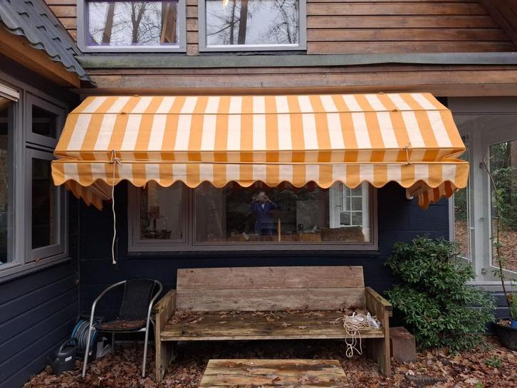 Zgan zonnescherm uitvalscherm 3.10 breed een meter hoog, Tuin en Terras, Zonneschermen, Zo goed als nieuw, Uitvalscherm, 150 tot 300 cm