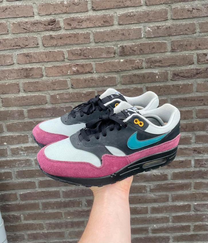 Nike Air Max 1 Geode Teal, Kleding | Heren, Schoenen, Zo goed als nieuw, Overige kleuren, Ophalen of Verzenden