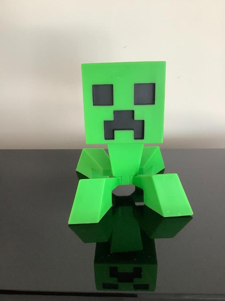 Groene Creeper-actiefiguur Minecraft Notch, 15 cm., Verzamelen, Retro, Huis en Inrichting, Ophalen of Verzenden