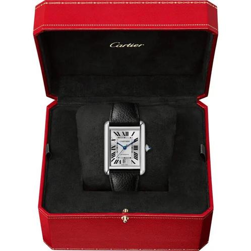 Cartier Tank Must XL | NIEUW, Sieraden, Tassen en Uiterlijk, Horloges | Heren, Nieuw, Polshorloge, Overige merken, Staal, Leer