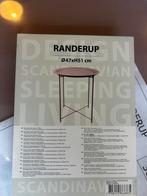 Randerup Bijzettafel JYSK - Nieuw!, 45 tot 60 cm, Minder dan 55 cm, Metaal of Aluminium, Rond