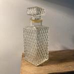 Erg mooie vintahe whiskey karaf (fles) vierkant, Antiek en Kunst, Ophalen of Verzenden