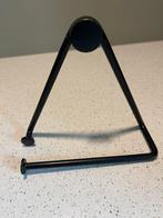 Design wc rol houder / Zwart metaal, Ophalen of Verzenden, Zo goed als nieuw, Zwart