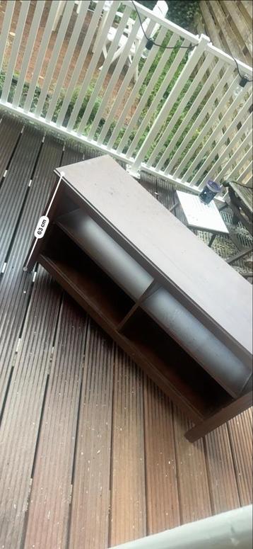 IKEA TV Meubel - Donkerbruin Hout beschikbaar voor biedingen