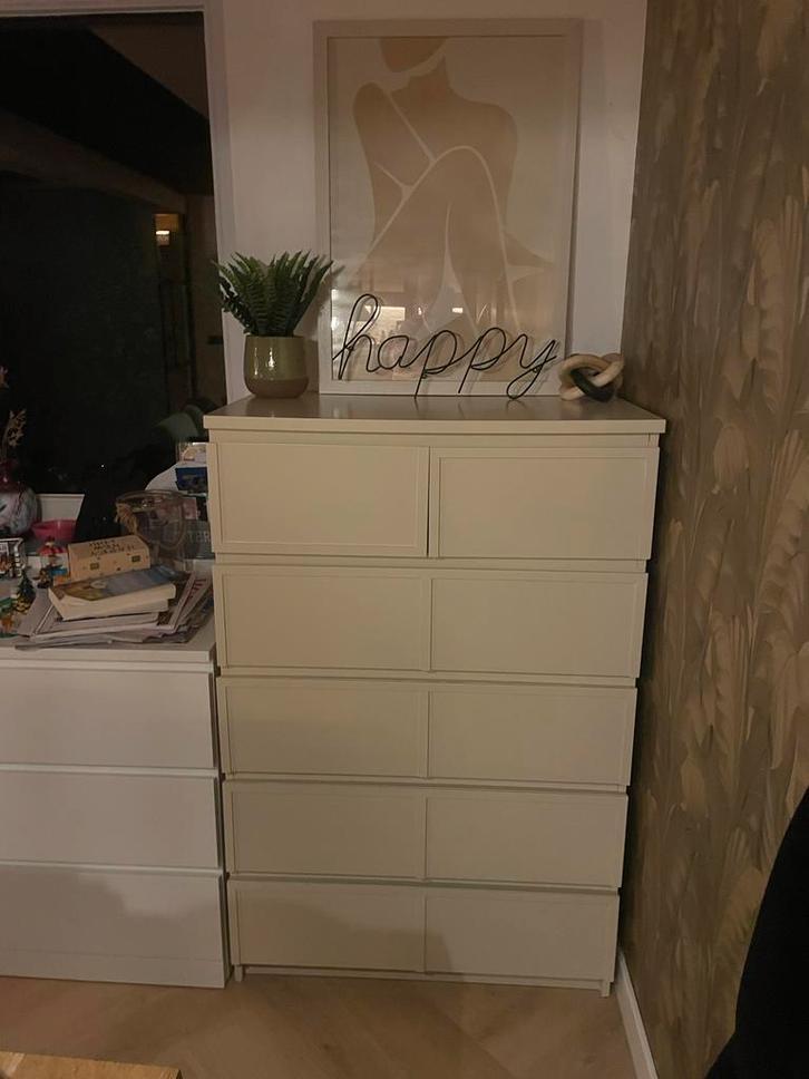 IKEA Malmö Kast - Zachtgeel Opgeknapt, Huis en Inrichting, Kasten | Kledingkasten, Gebruikt, 100 tot 150 cm, 50 tot 100 cm, 25 tot 50 cm