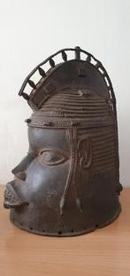 Benin bronzen hoofd, Antiek en Kunst, Ophalen of Verzenden