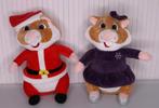 Kerst kersthamsters kerstkoppel hamster AH kerstman knuffels, Ophalen of Verzenden, Zo goed als nieuw, Overige typen