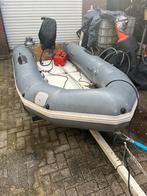 Rubberboot incl motor en trailer, Watersport en Boten, Ophalen, Gebruikt, Overige typen, Motorboot